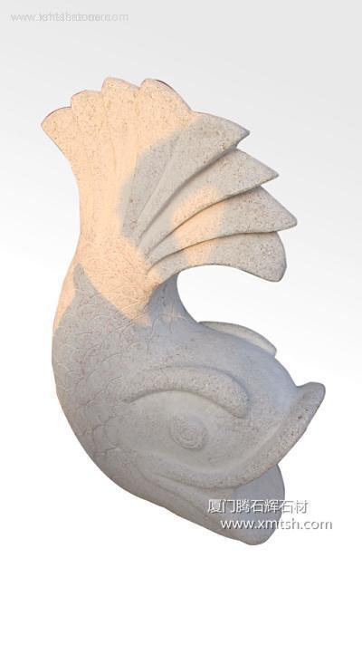 动物石雕系列—喷水鱼