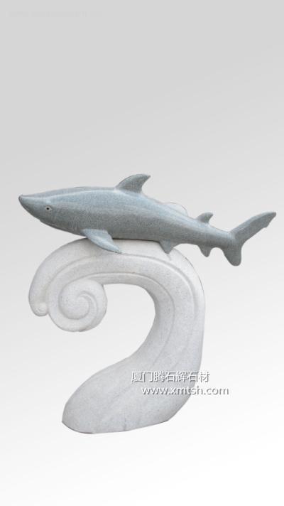 动物石雕系列—鲨鱼