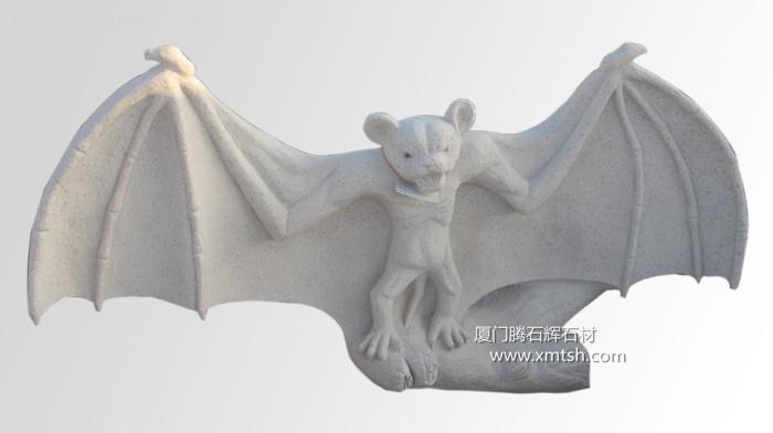 动物石雕系列—蝙蝠
